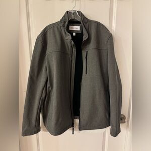 Calvin Klein Charcoal Gray Jacket Outerwear